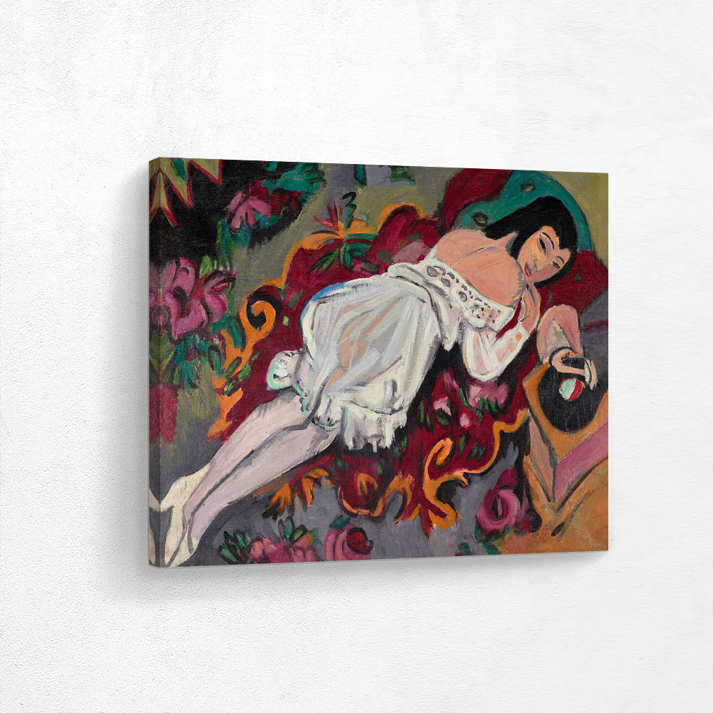 Girl in White Chemise 