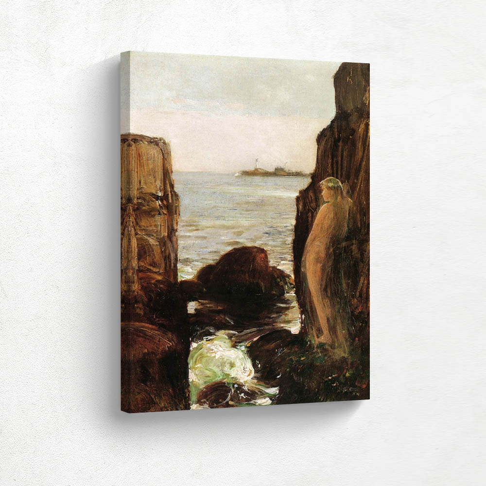 Nymph on a Rocky Ledge