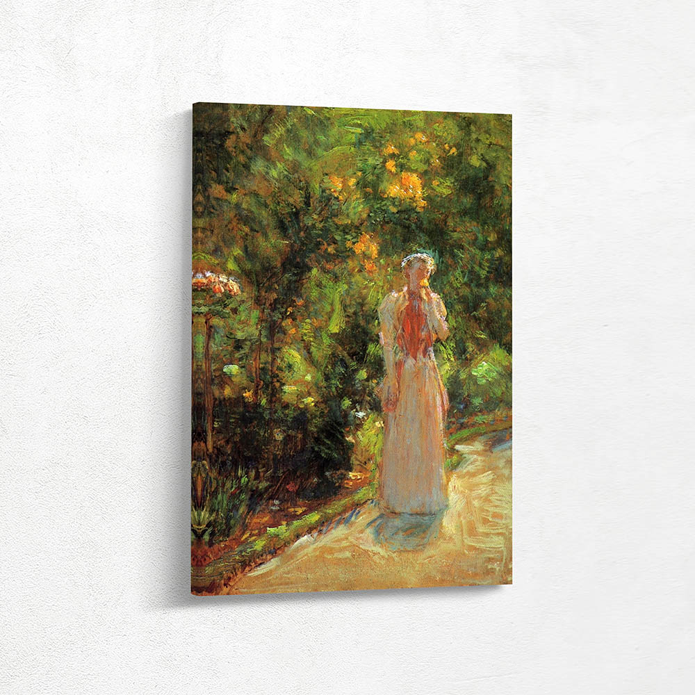 Mrs. Hassam in the Garden