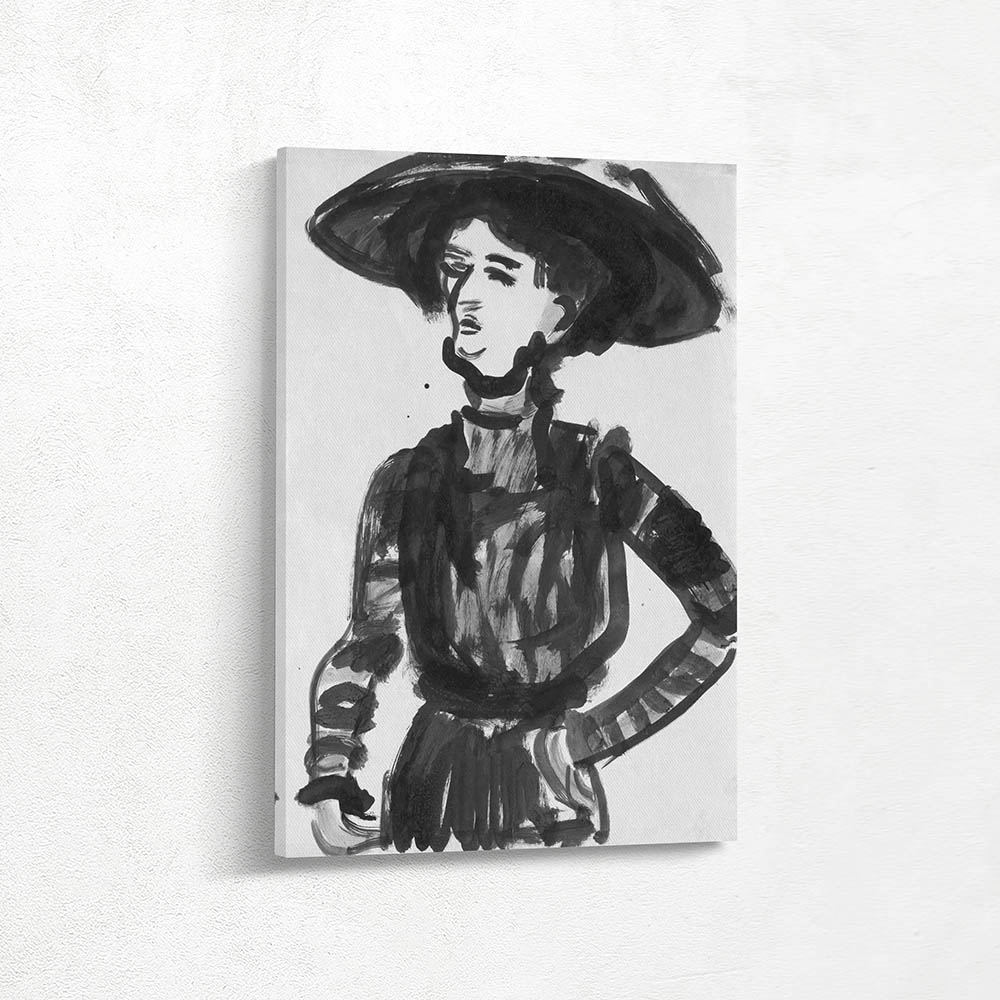 Woman with Black Hat Woman with Black Hat