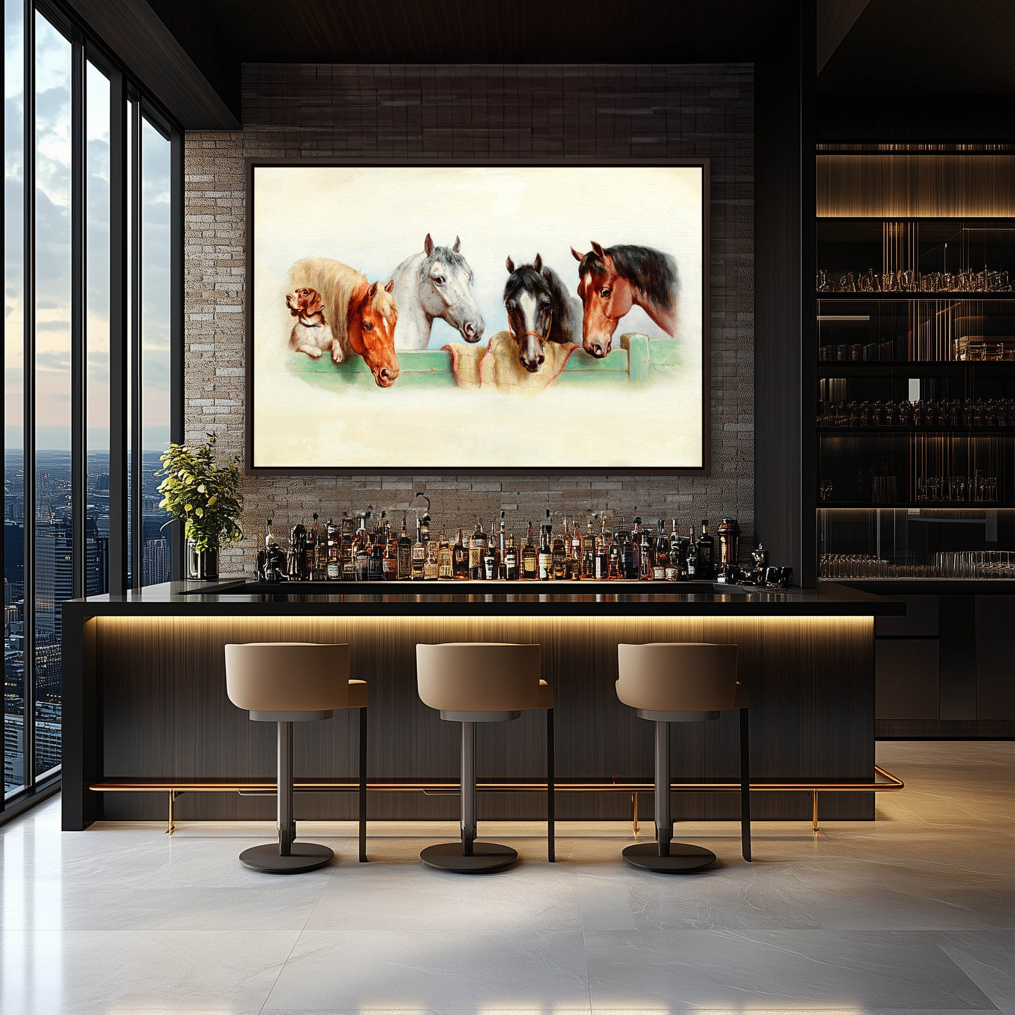 Ein Hund und vier Pferde (one dog four horses) - Image 3