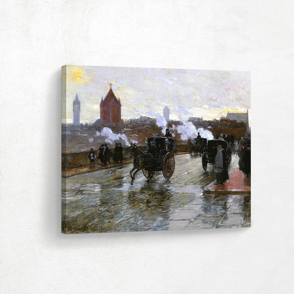 Clearing Sunset (aka Corner of Berkeley Street and Columbus Avenue)