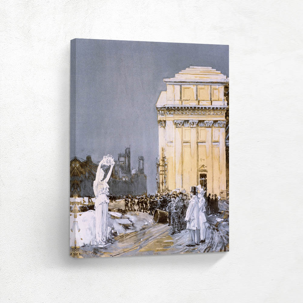 Scene at the World’s Columbian Exposition, Chicago, Illinois