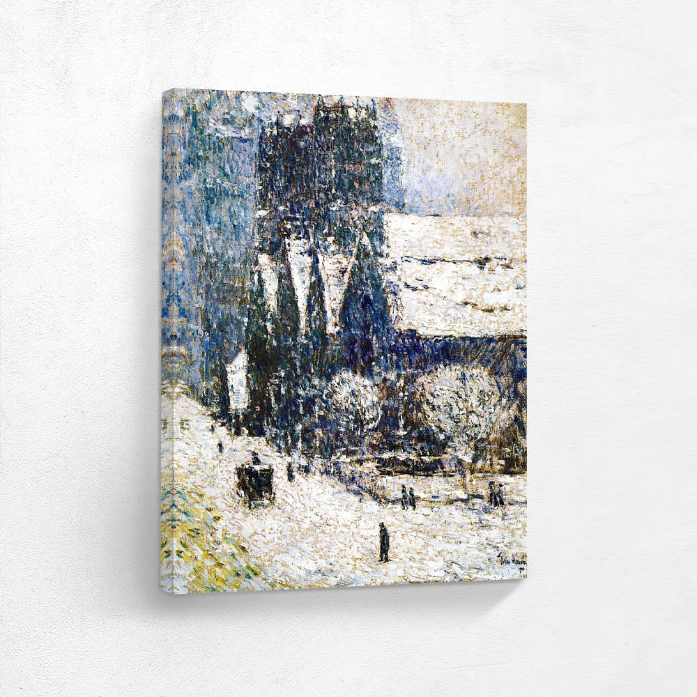 Calvary Church in the Snow