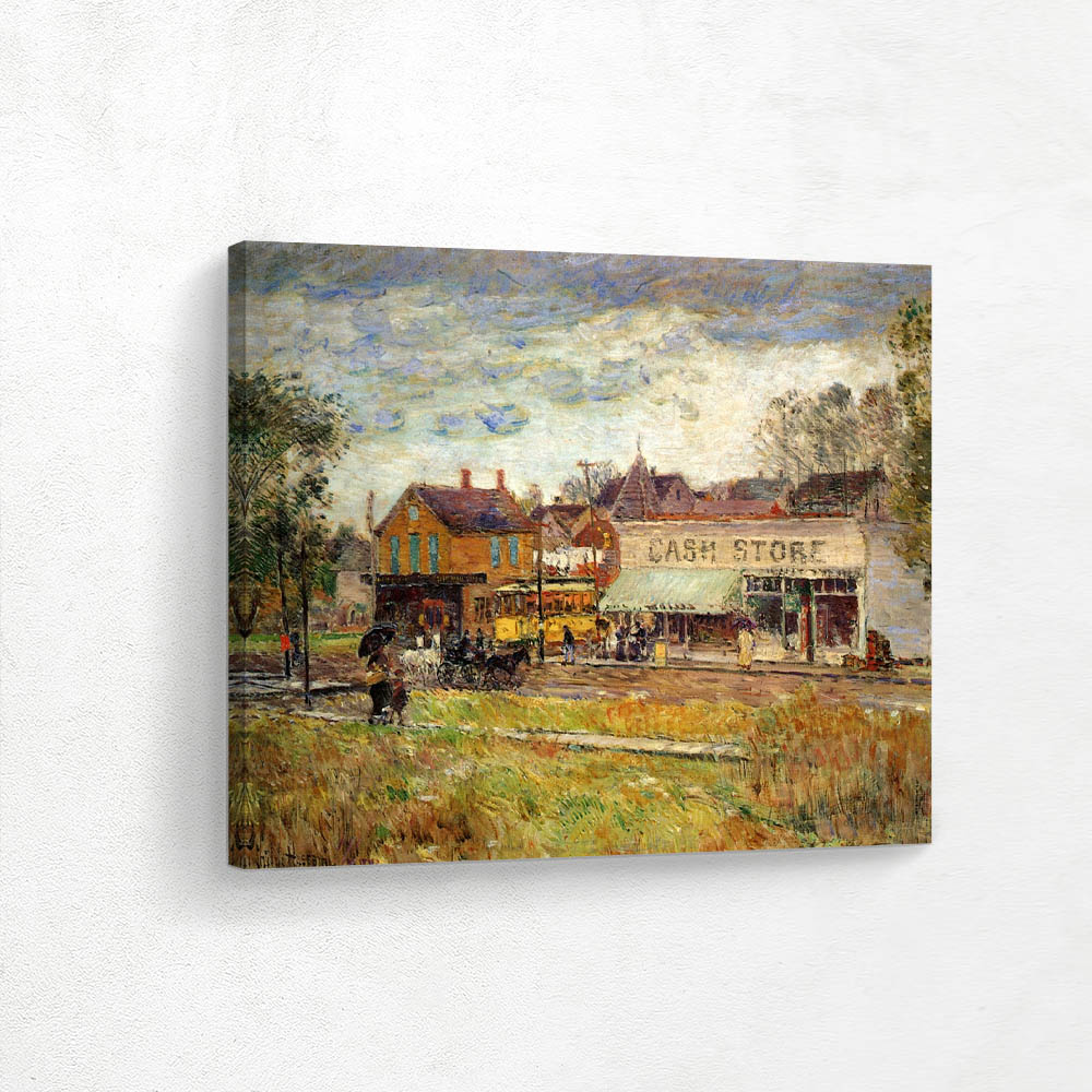 End of the Trolley Line, Oak Park, Illinois