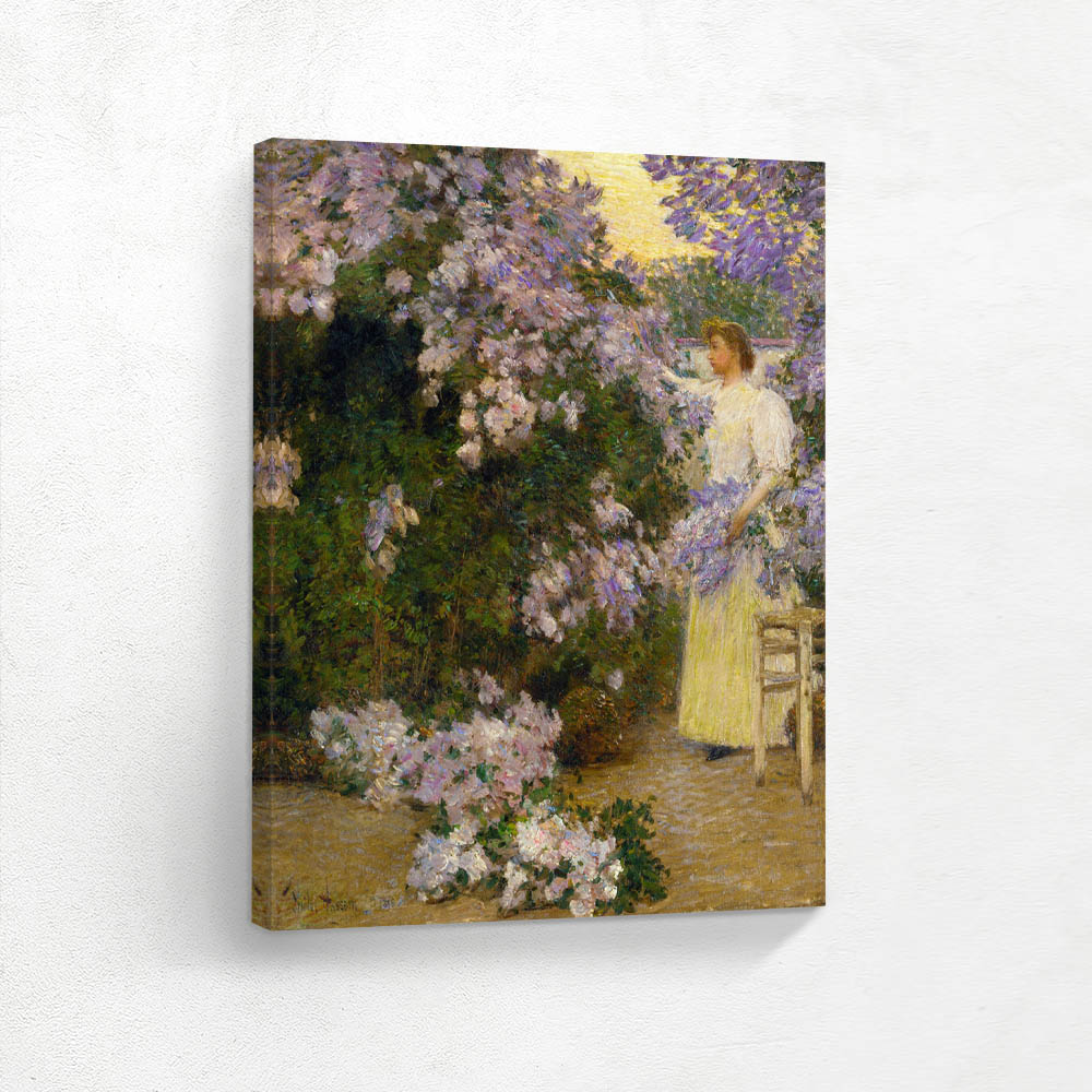 Mrs. Hassam in the Garden