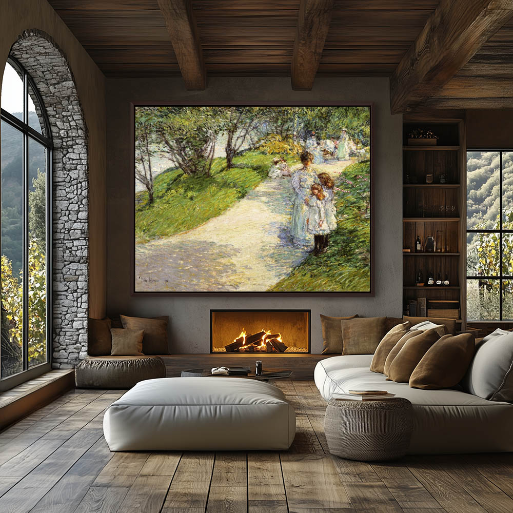 Promenaders in the garden - Image 3