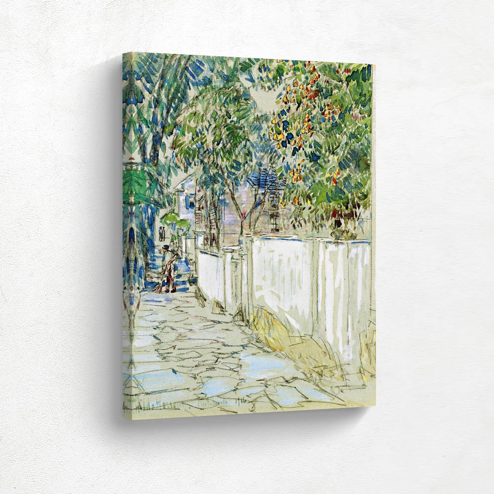 Flagstone Sidewalk, Portsmouth, New Hampshire