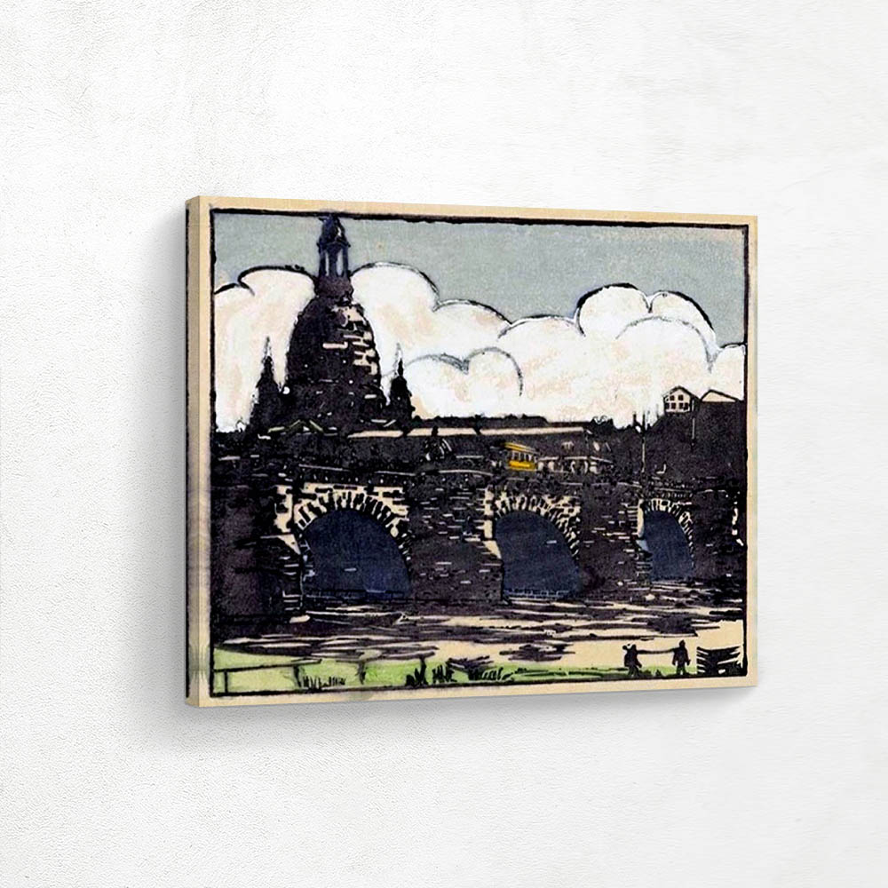 Augustus Bridge with Frauenkirche,