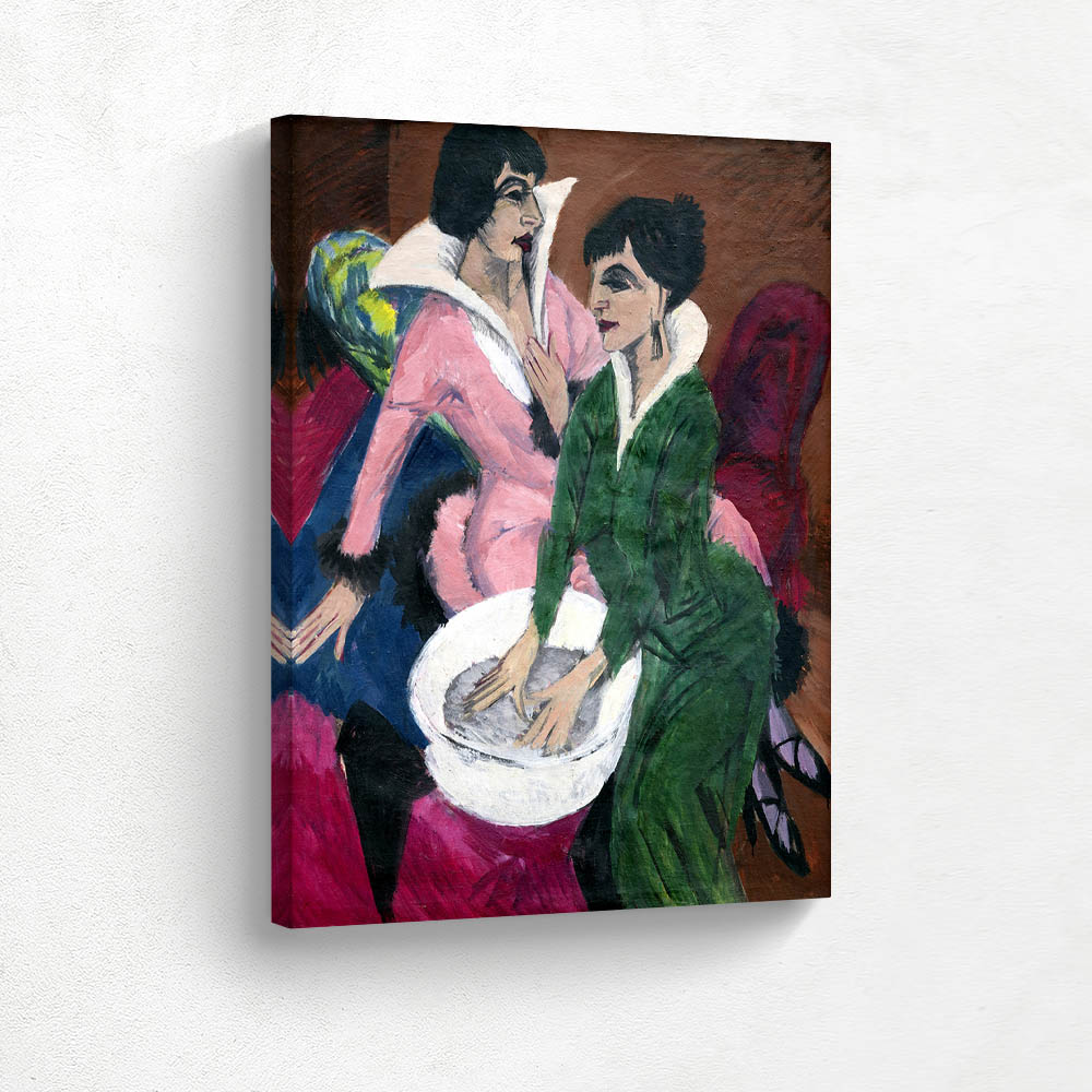 Two Women by a Sink; The Sisters