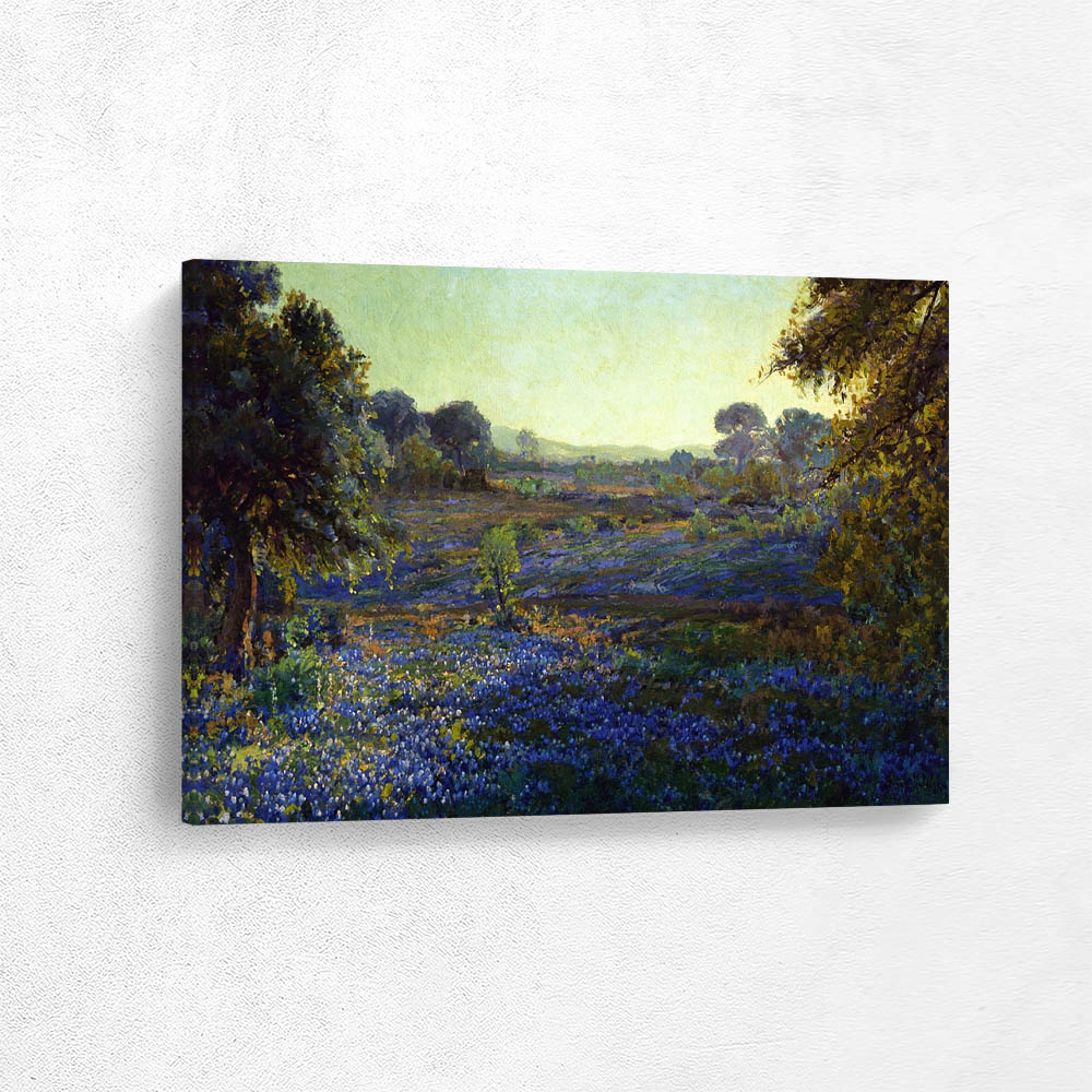 Bluebonnets at Late Afternoon, near La Grange