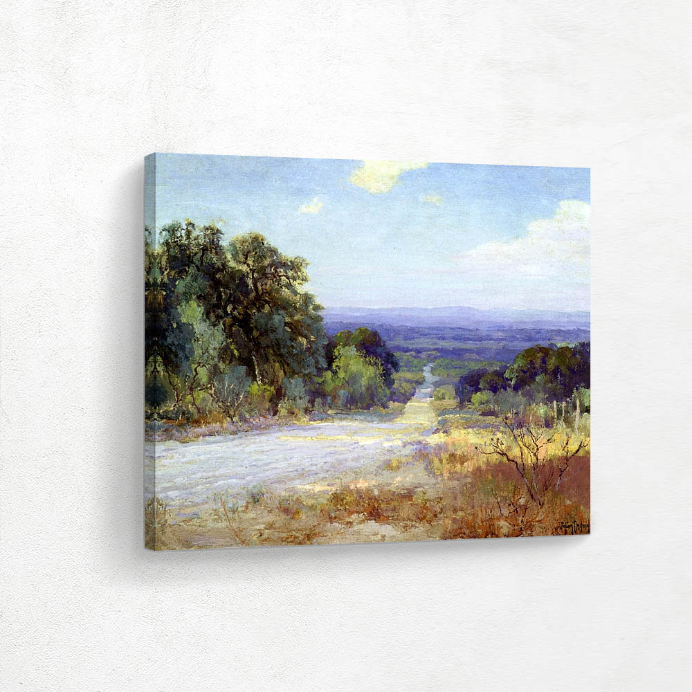 A White Road at Late Afternoon