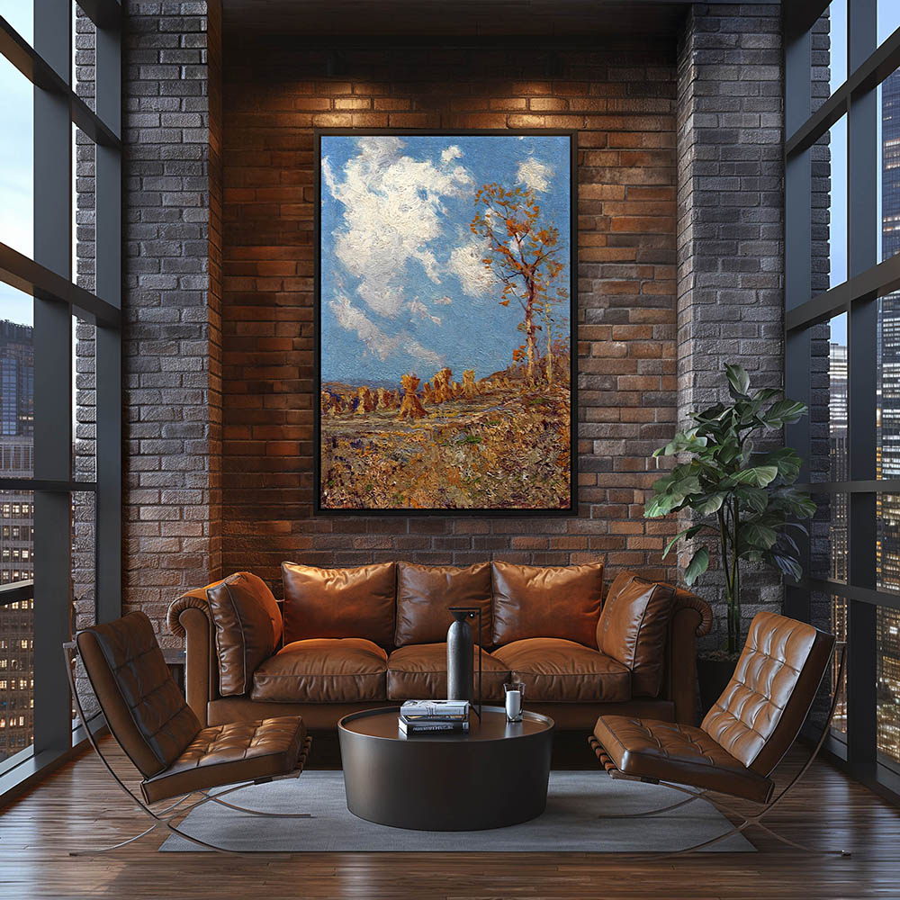 Field with Corn Shocks - Image 2