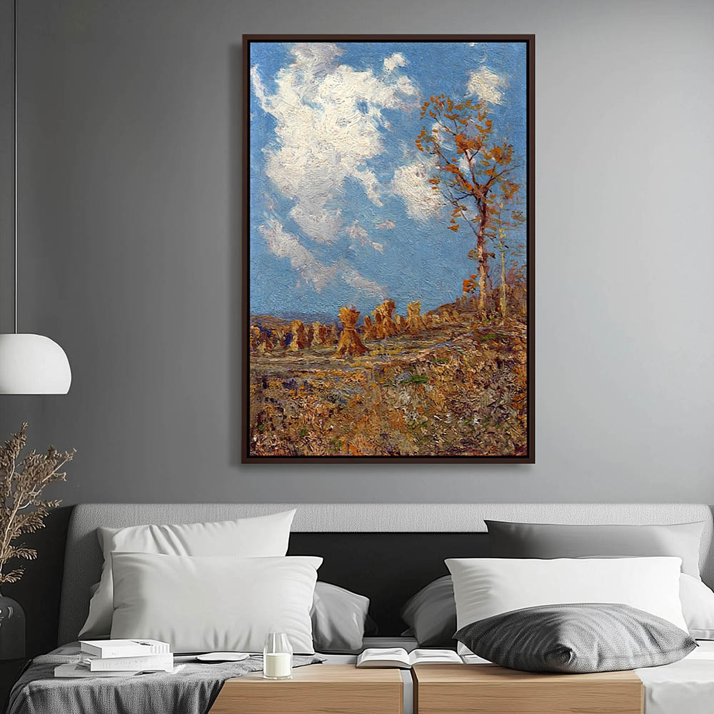 Field with Corn Shocks - Image 3