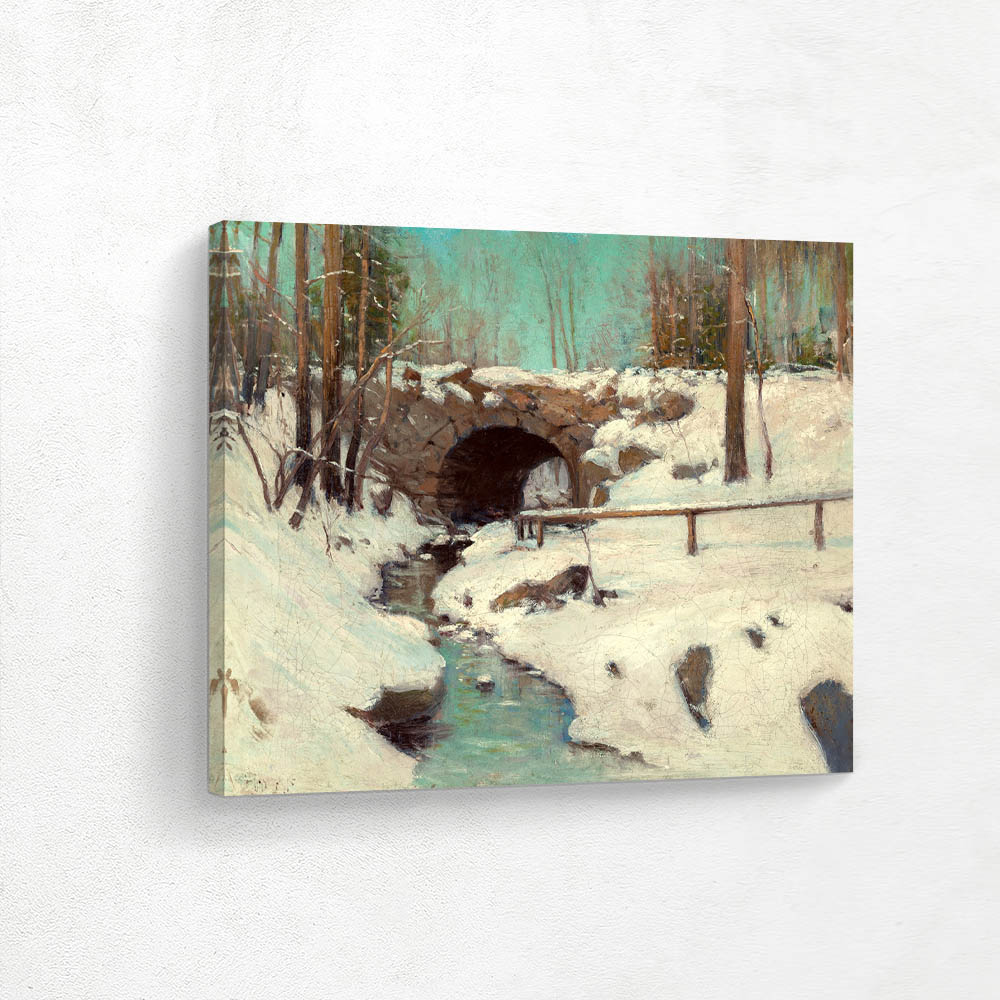 Stone Bridge in Winter, Central Park