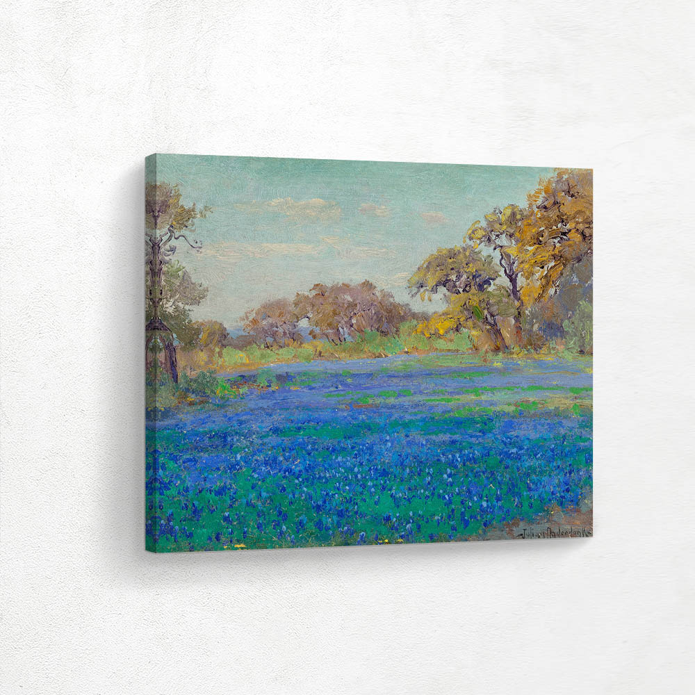 Bluebonnets North of San Antonio, Late Afternoon