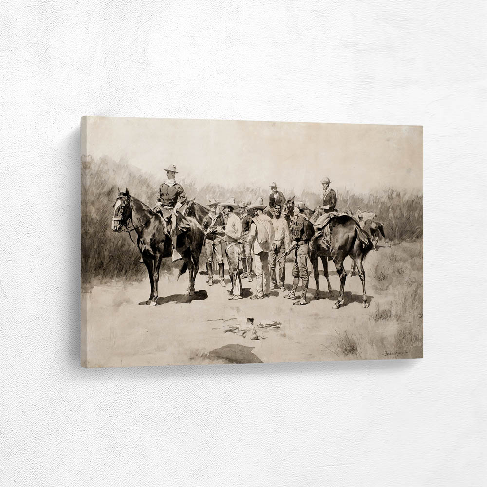 The Three Bandits Were Led Back Into the Path