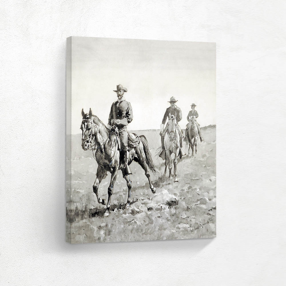 Charles F. Roe Making His Famous Ride to Camp Warner