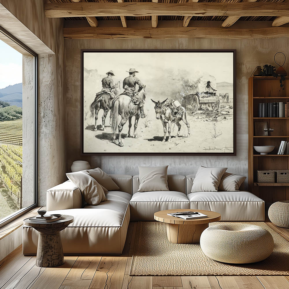The Mexican Freight-Wagon – Great Canvas Arts