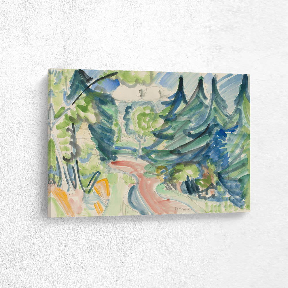 Forest road in the Taunus