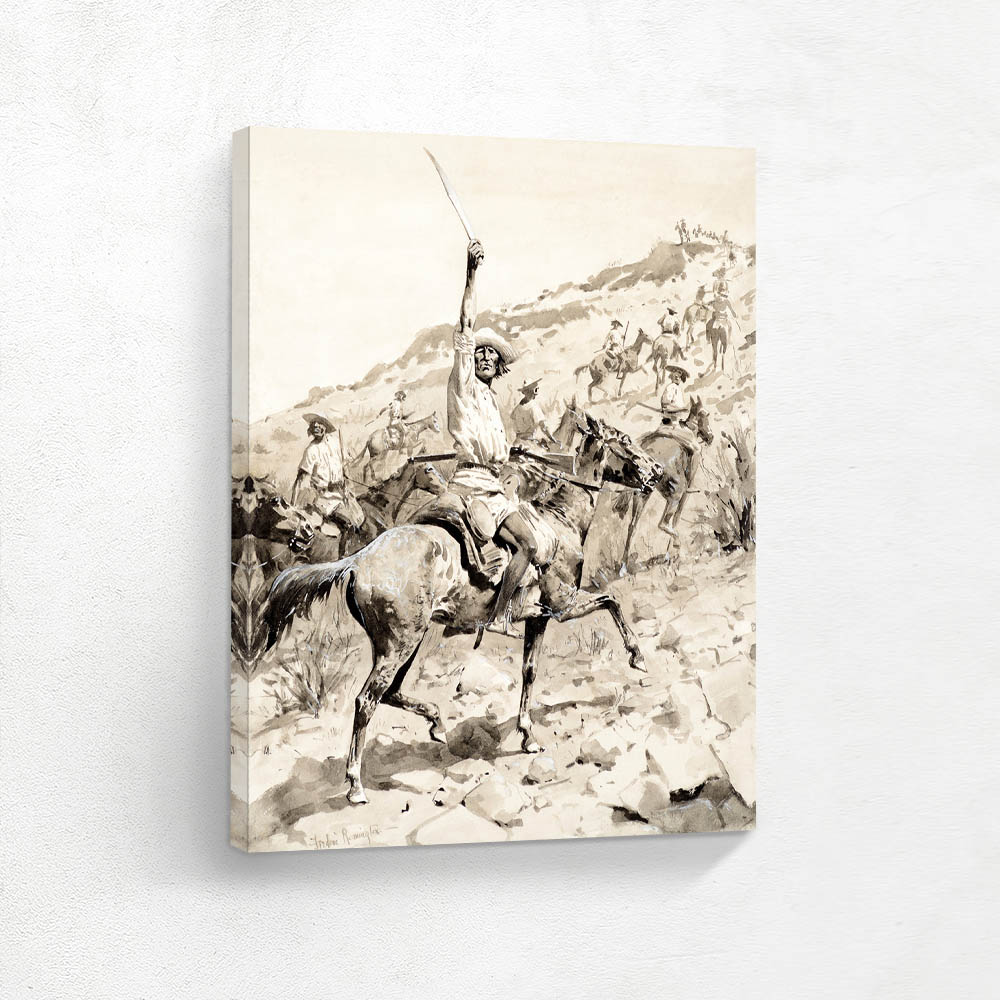 Uprising of the Yaqui Indians – Yaqui Warriors in Retreat