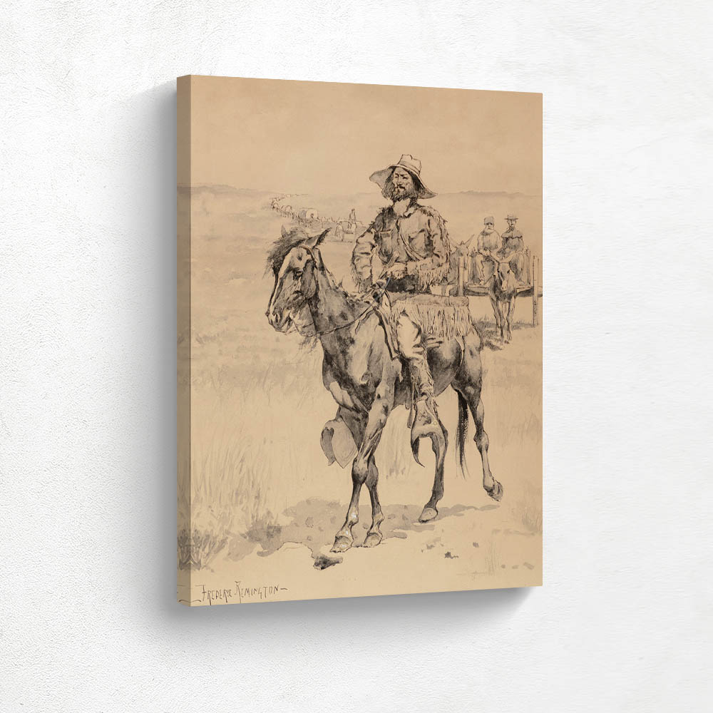 On the Way to the Platte [or] Fitzpatrick and the Wagon Train