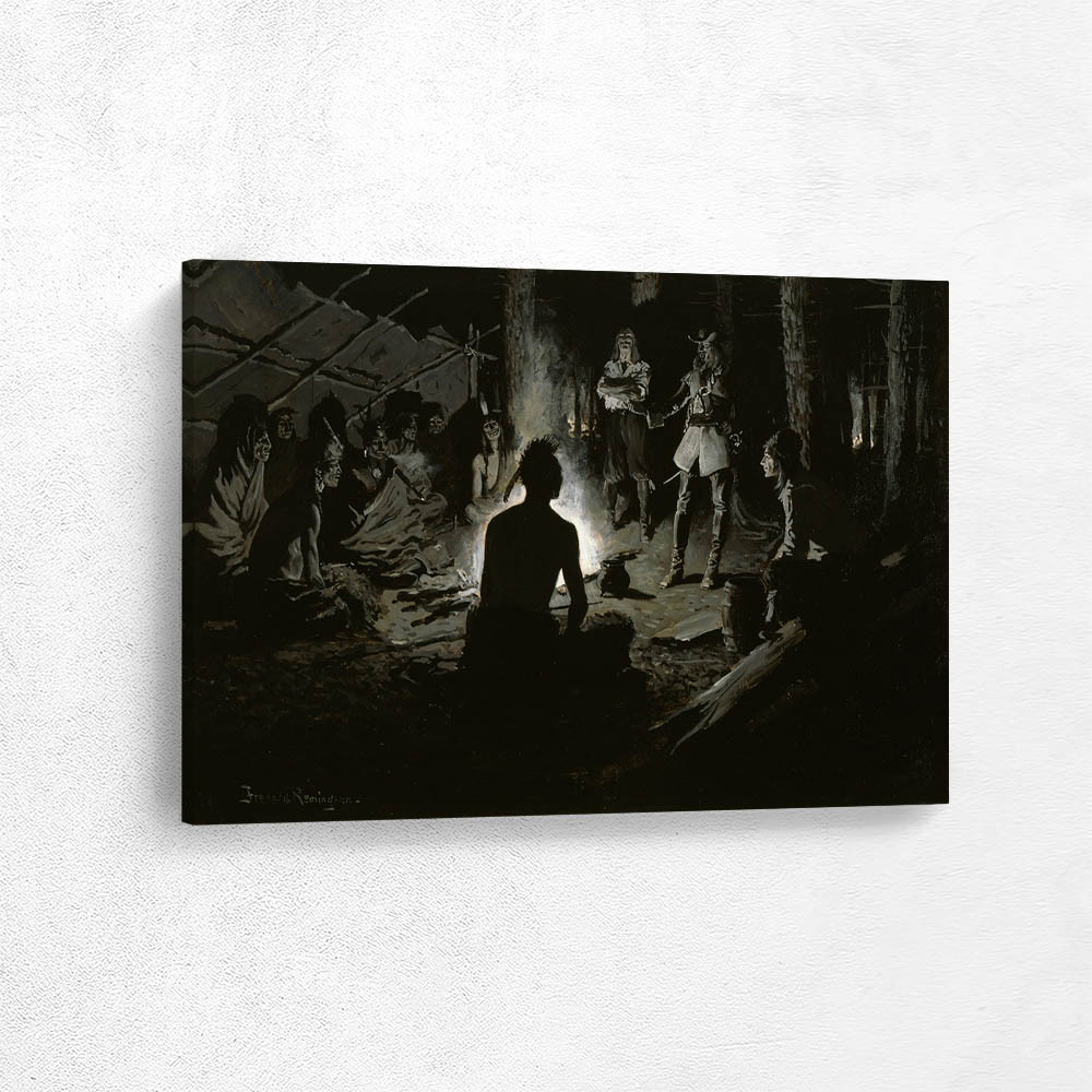 French Explorer’s Council with the Indians