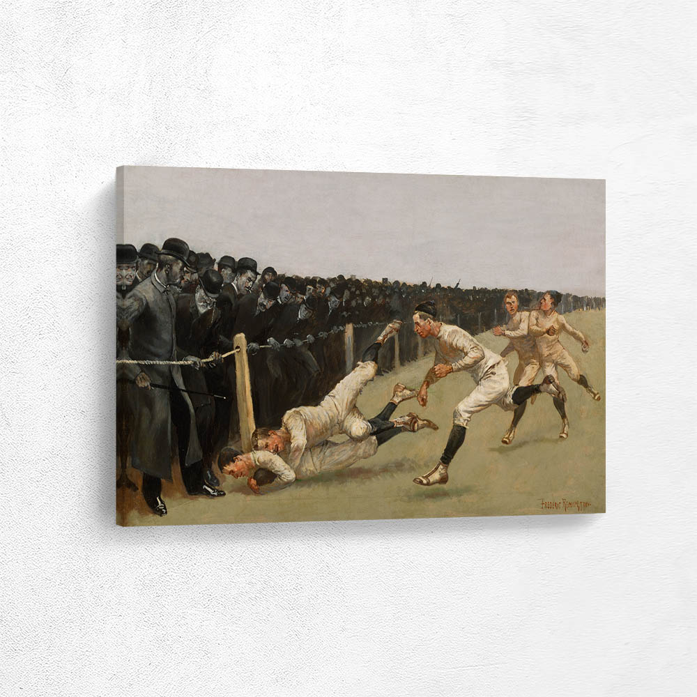 Touchdown, Yale vs. Princeton, Thanksgiving Day, Nov. 27, 1890, Yale 32, Princeton 0