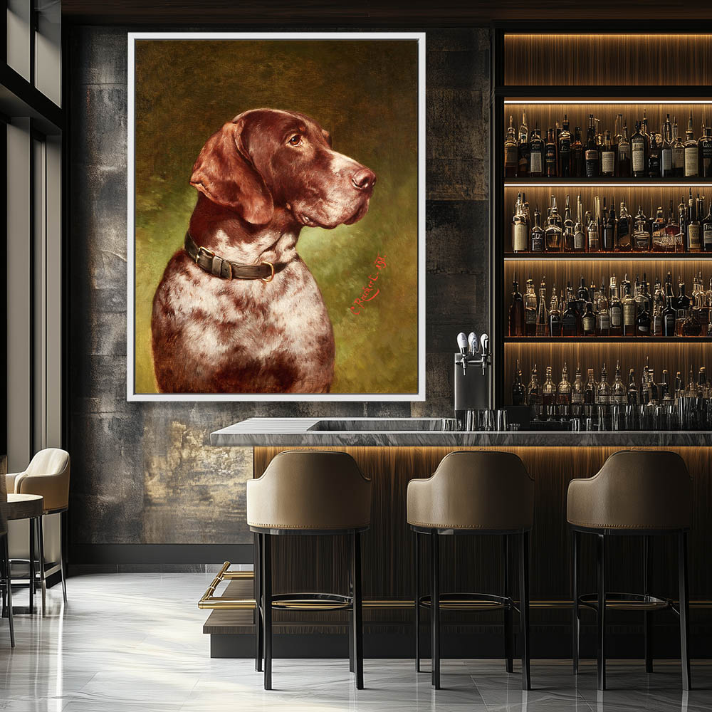 Head of a German Shorthaired Pointer - Image 4