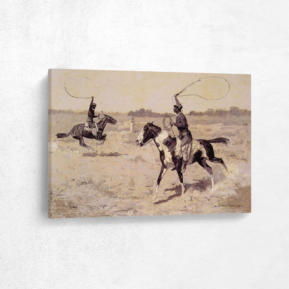 It was to be a lasso duel to the death