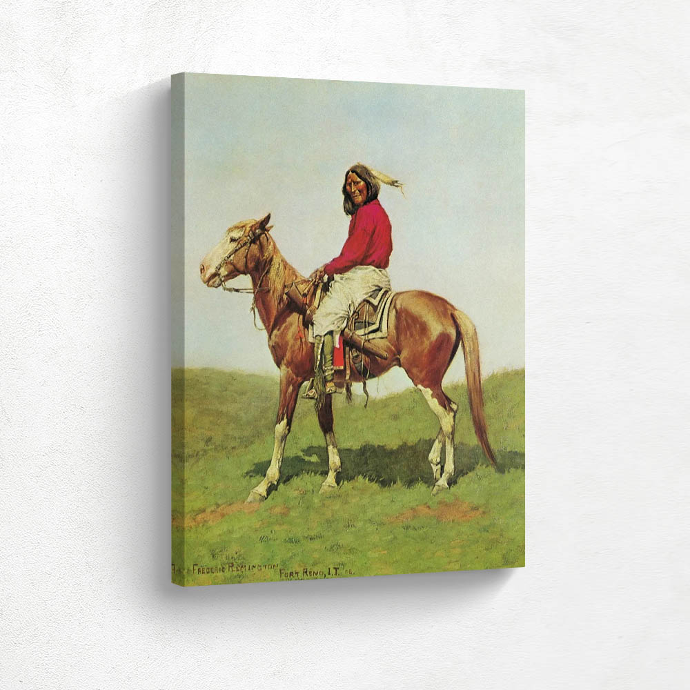 Comanche Brave, Fort Reno, Indian Territory 