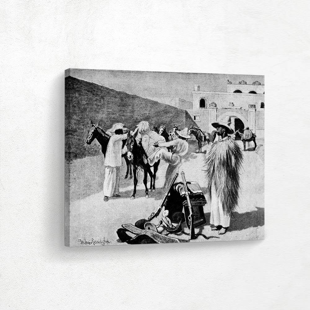 We Packed Our Mules in the Corral of the Hotel