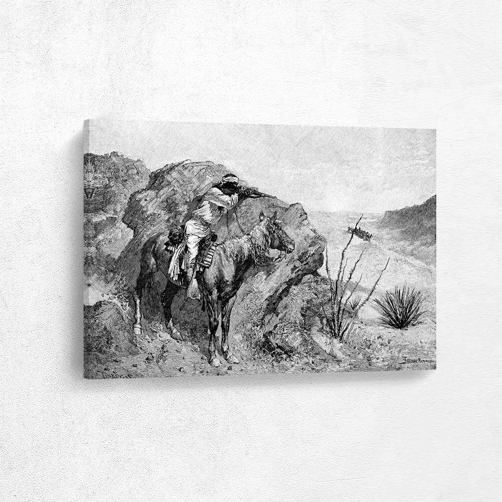 An Apache Indian illustration