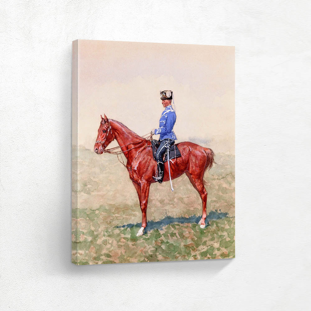 Prussian Calvary Officer on Horseback