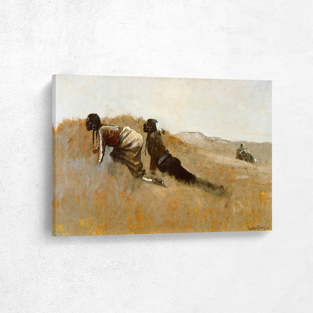 Indian Scouts Watching Custer’s Advance 
