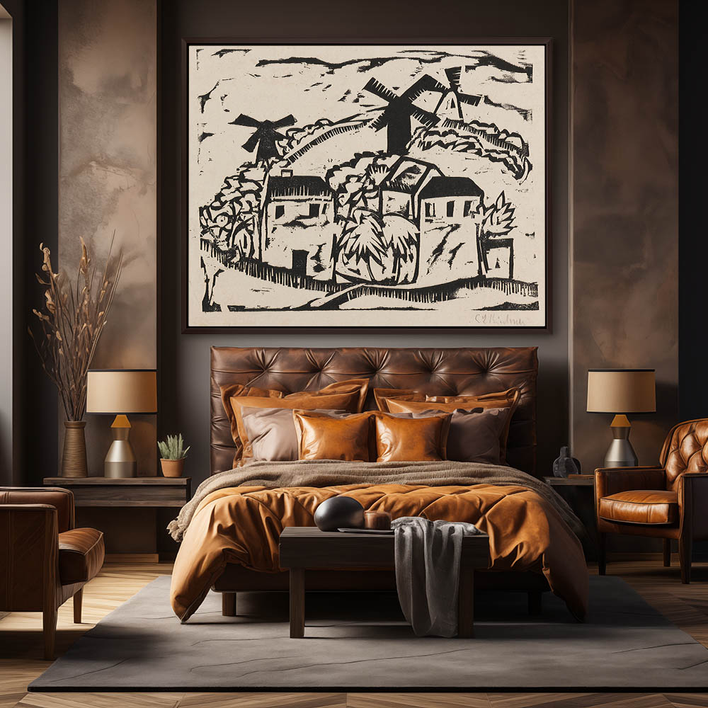 Landscape with windmills - Image 3