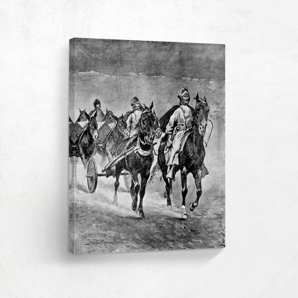 The Sioux War-Final Review of General Miles’s Army at Pine Ridge – The Hotchkiss Cannon 
