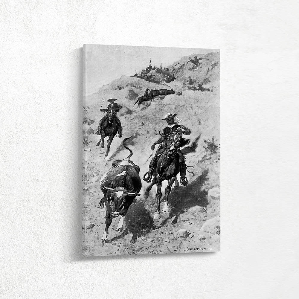 Heading a Steer on the Foothills ( also known as In the Foothills )