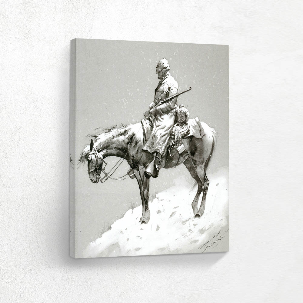 The American Tommy Atkins in a Montana Blizzard 