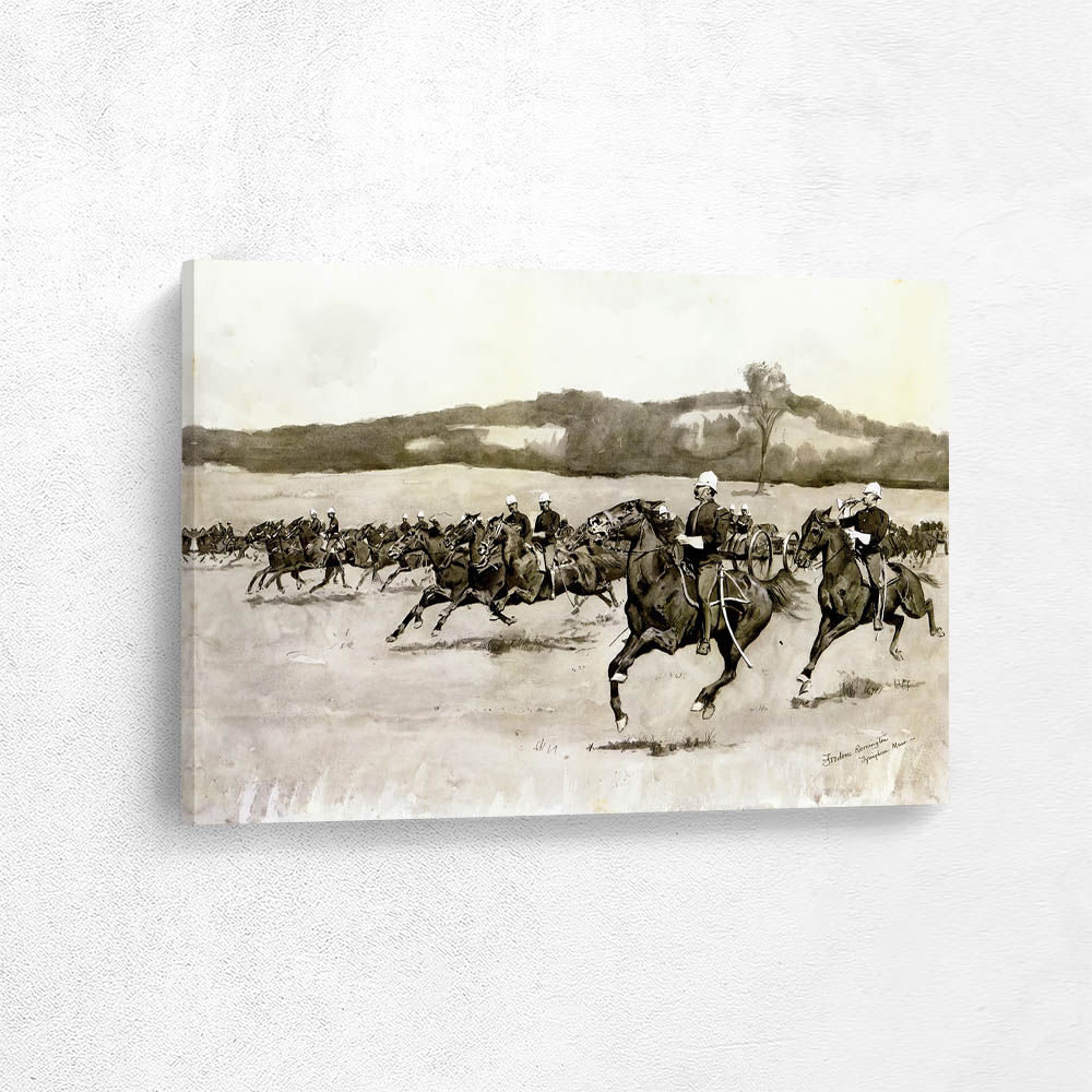 Battery K at Drill in the Berkshire Hills, Massachusetts