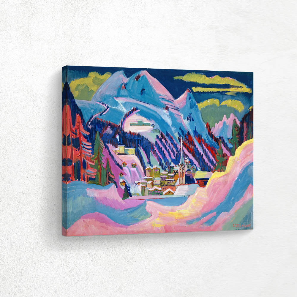 Davos in Winter. Davos in Snow 