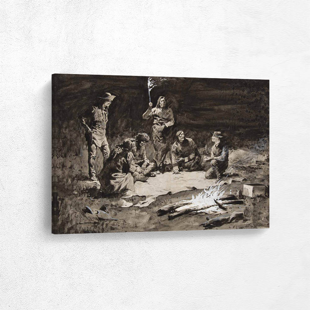 I Was Geet up un Was Look at de Leetle Man