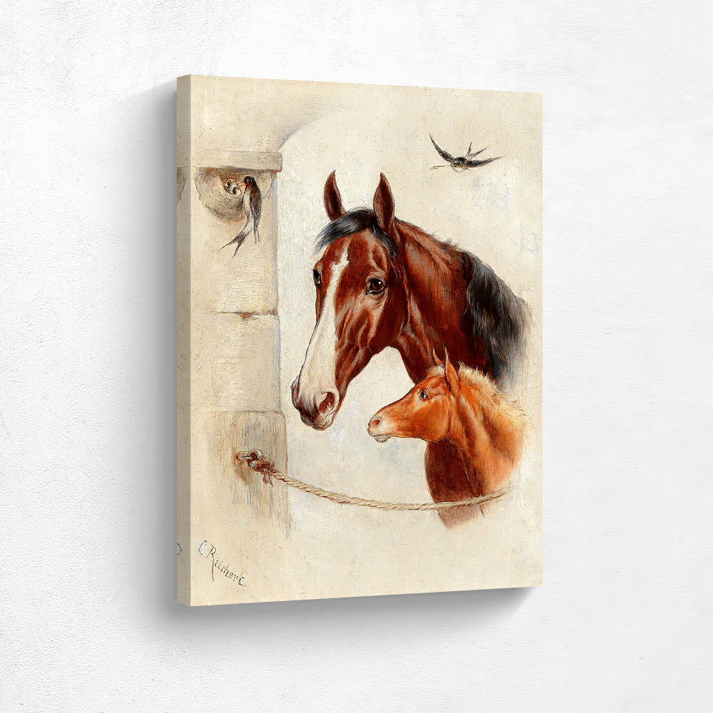 Idyllic Stable Scene