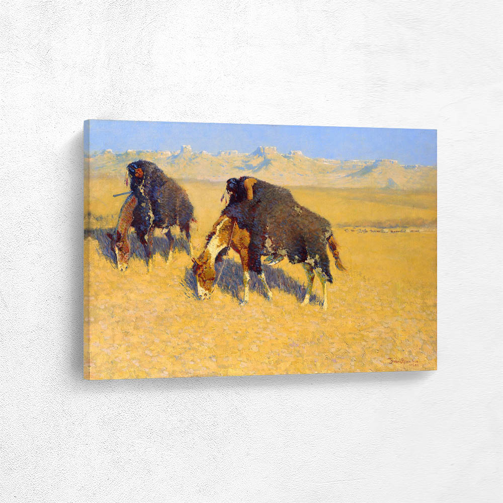 Indians Simulating Buffalo 