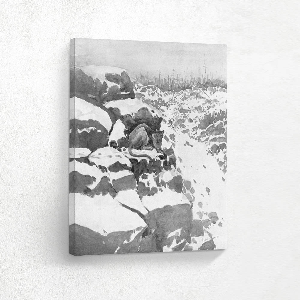 A Mountain Lion Hunting.