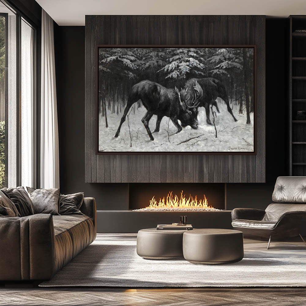 A moose bull fight - Image 3