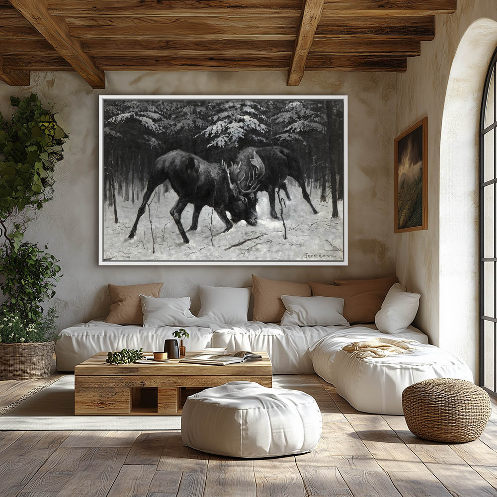 A moose bull fight - Image 4