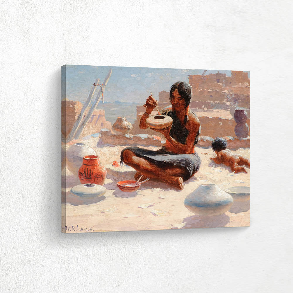 Hopi Pottery Painter, Walpi, Arizona