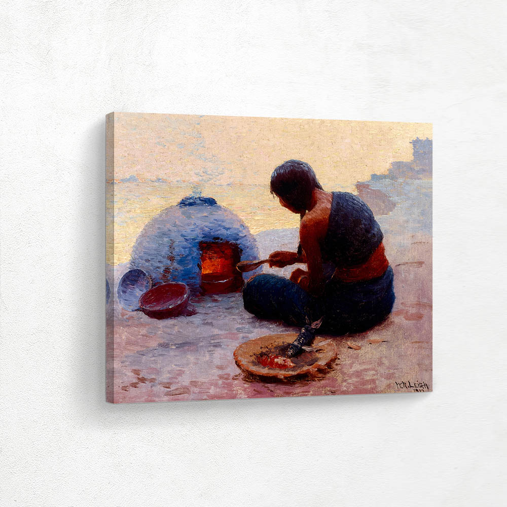 Indian Woman Cooking 