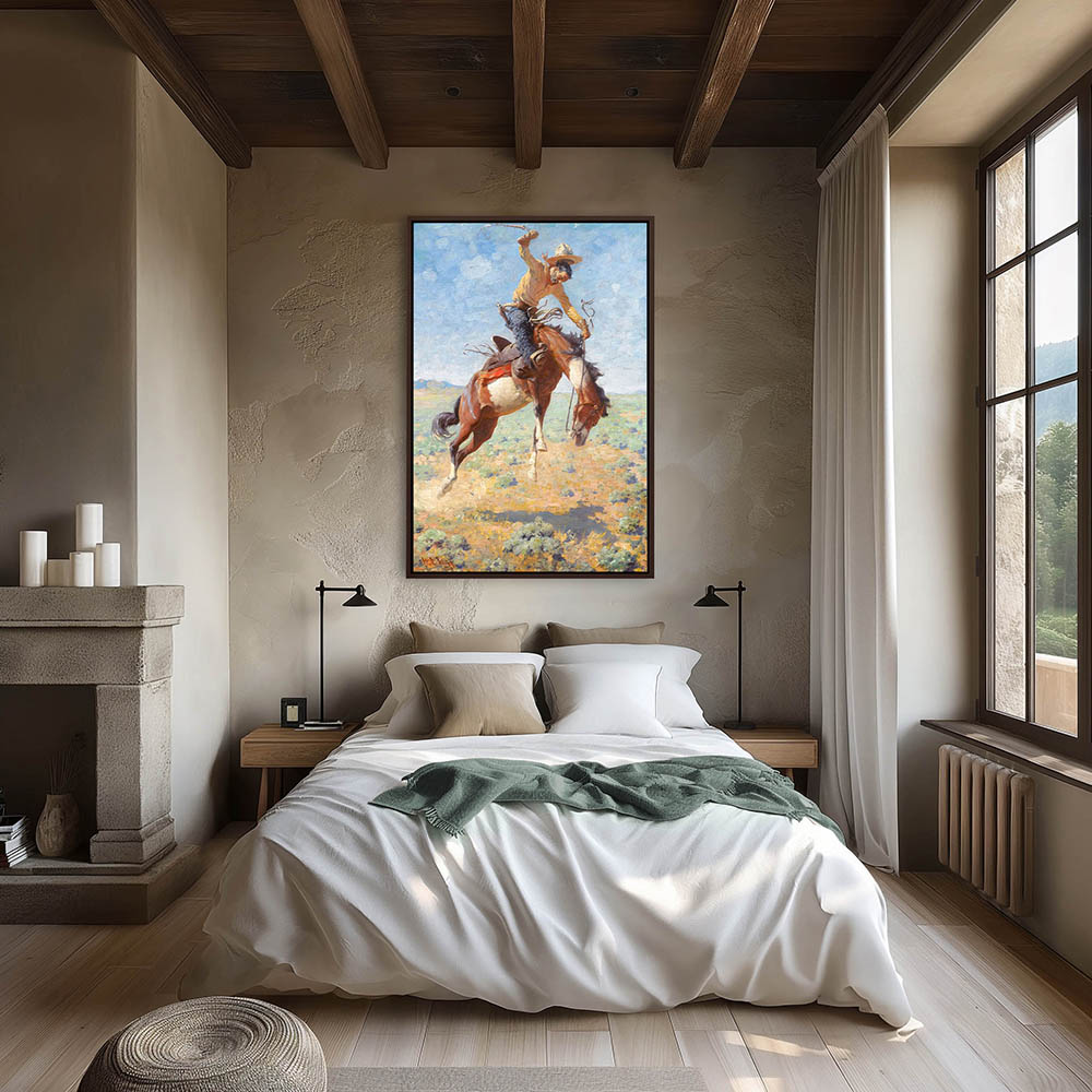 Bucking Bronco with Cowboy - Image 3